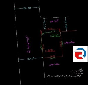 تهیه نقشه utm دو خطی ثبت و شهرداری در مناطق تهران