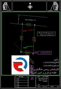 نقشه UTM دو خطی برای شهرداری منطقه 1 تهران