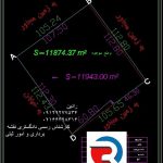 نقشه utm دو خطی برای ثبت و شهرداری در منطقه 6 تهران
