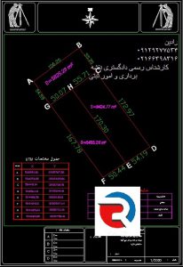 تهیه نقشه utm برای شهرداری منطقه 2 تهران